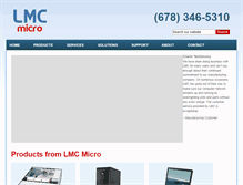 Tablet Screenshot of lmcmicro.com